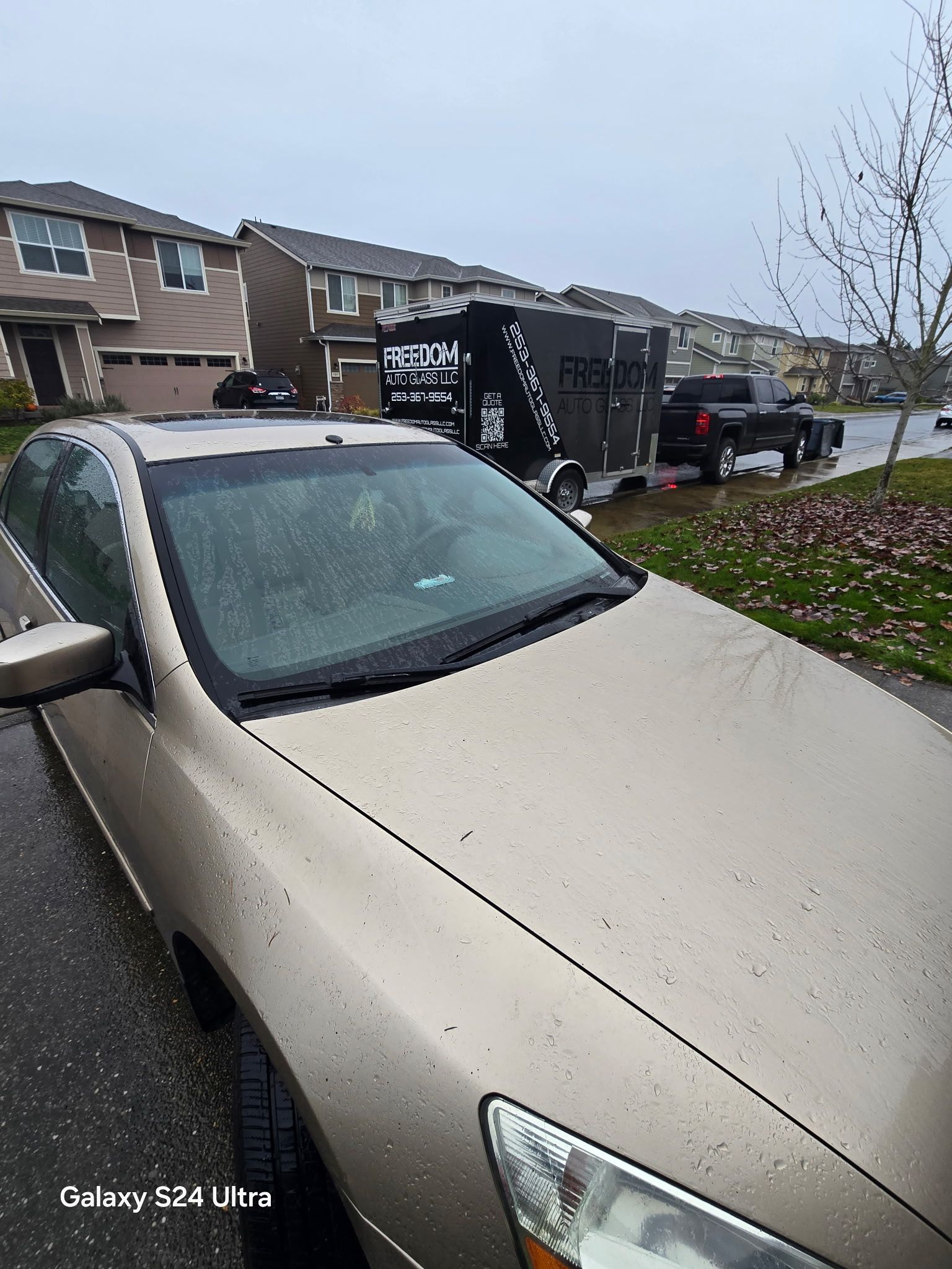 Windshield Water Repellent Treatment